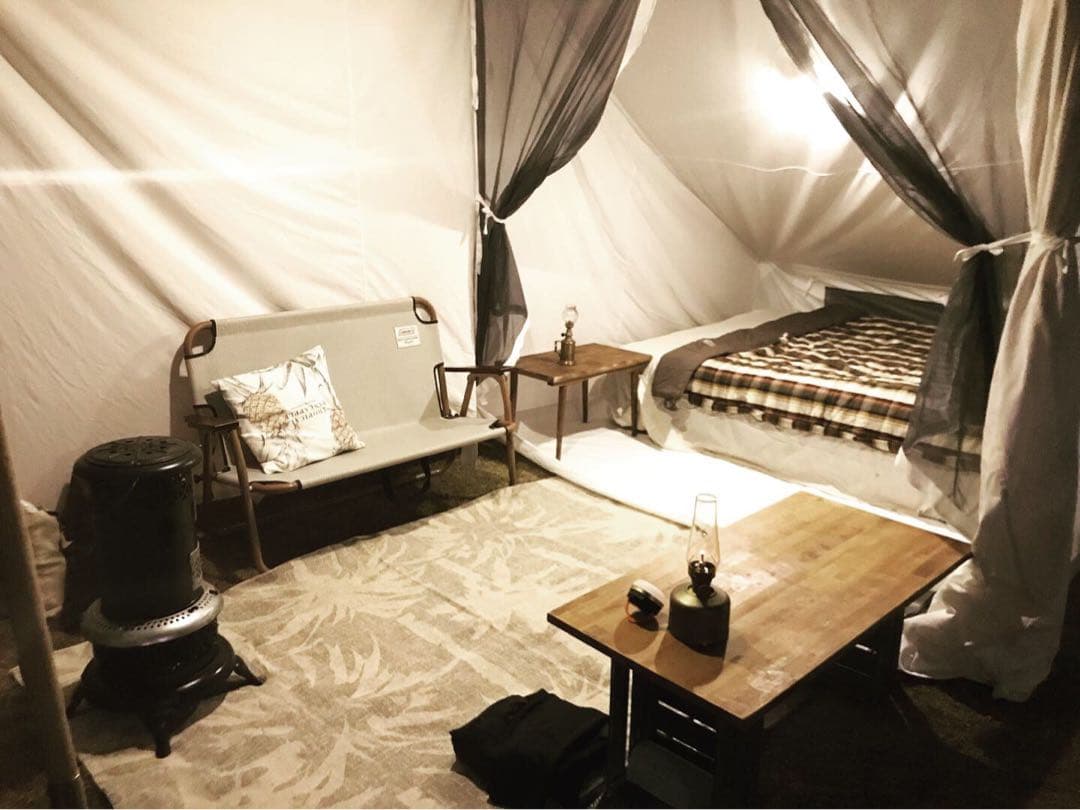 ベーカーテント　コットン大型キャンプテント ホワイト