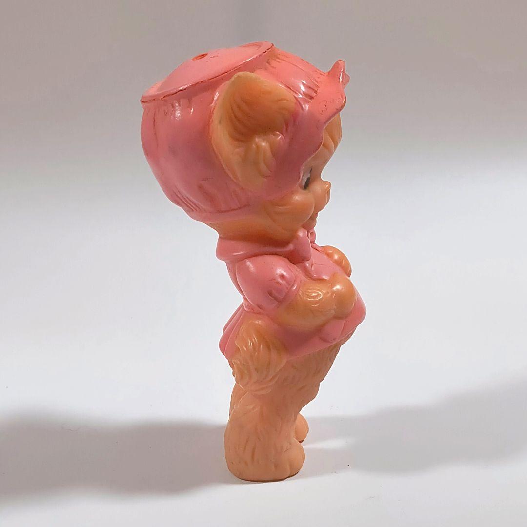 ビンテージ サンラバー ボンネットキティ 黒目 ルースニュートン ピンク