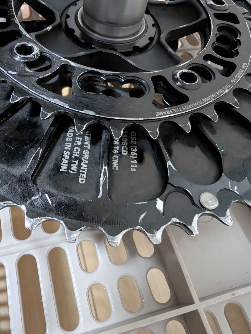 Rotor 2INPOWER パワーメーター クランクセット 楕円リング