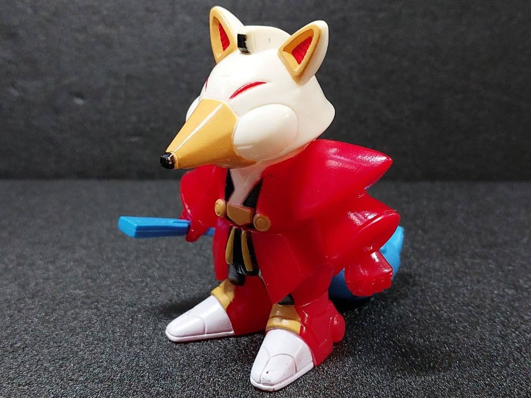 キャッ党忍伝 てやんでえ コーン守 1990 ソフビ フィギュア バンダイ