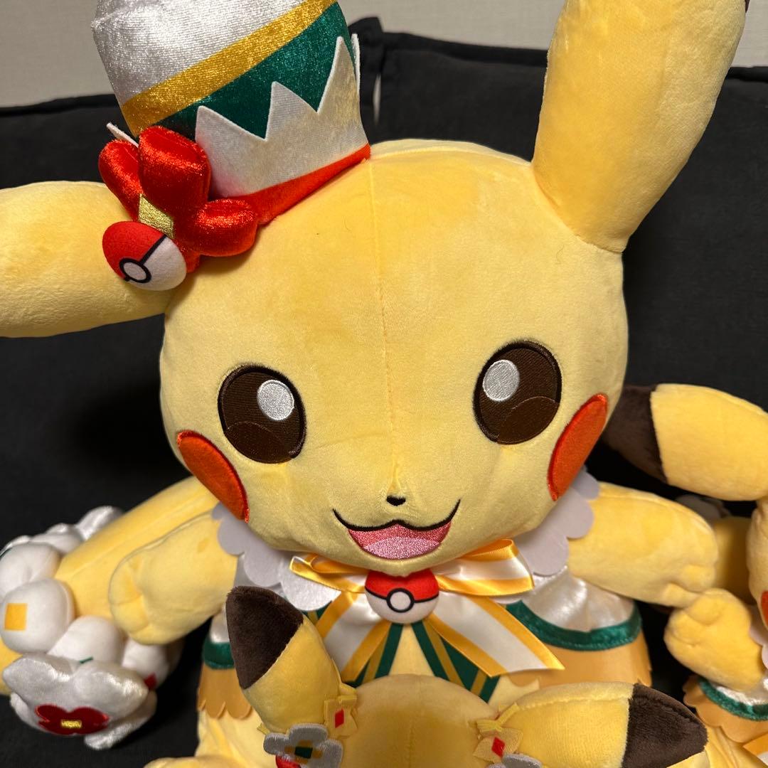 新品！　ポケパーク　カントー　 ショップ　限定 ピカチュウ　ぬいぐるみ5体セット