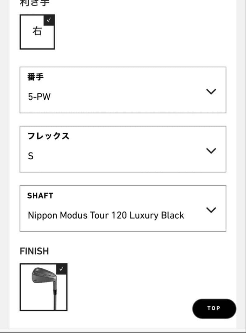 限定品　P770 ('25) Designer Series アイアン