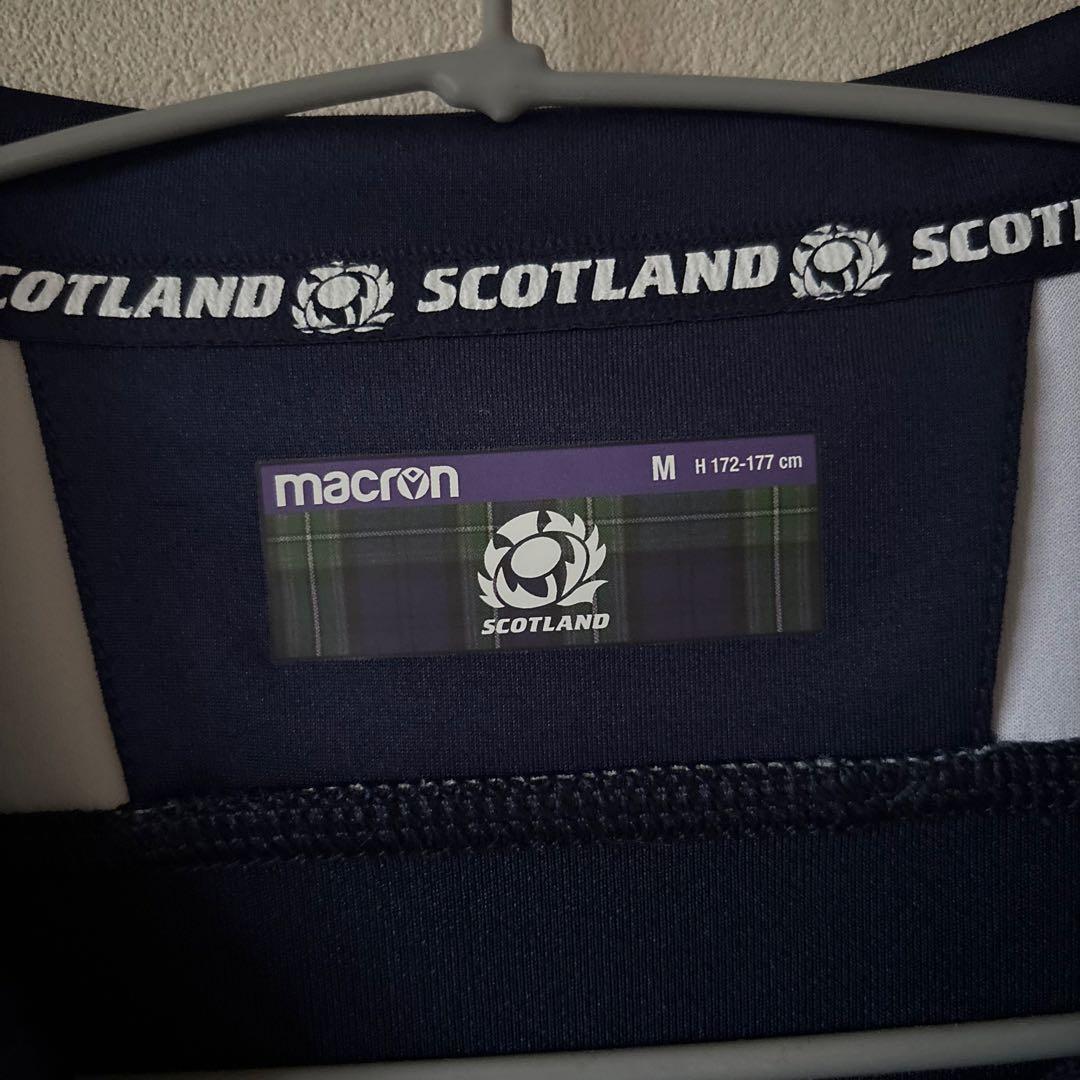 美品 macron スコットランド代表 ラガーシャツ ワールドカップ2019
