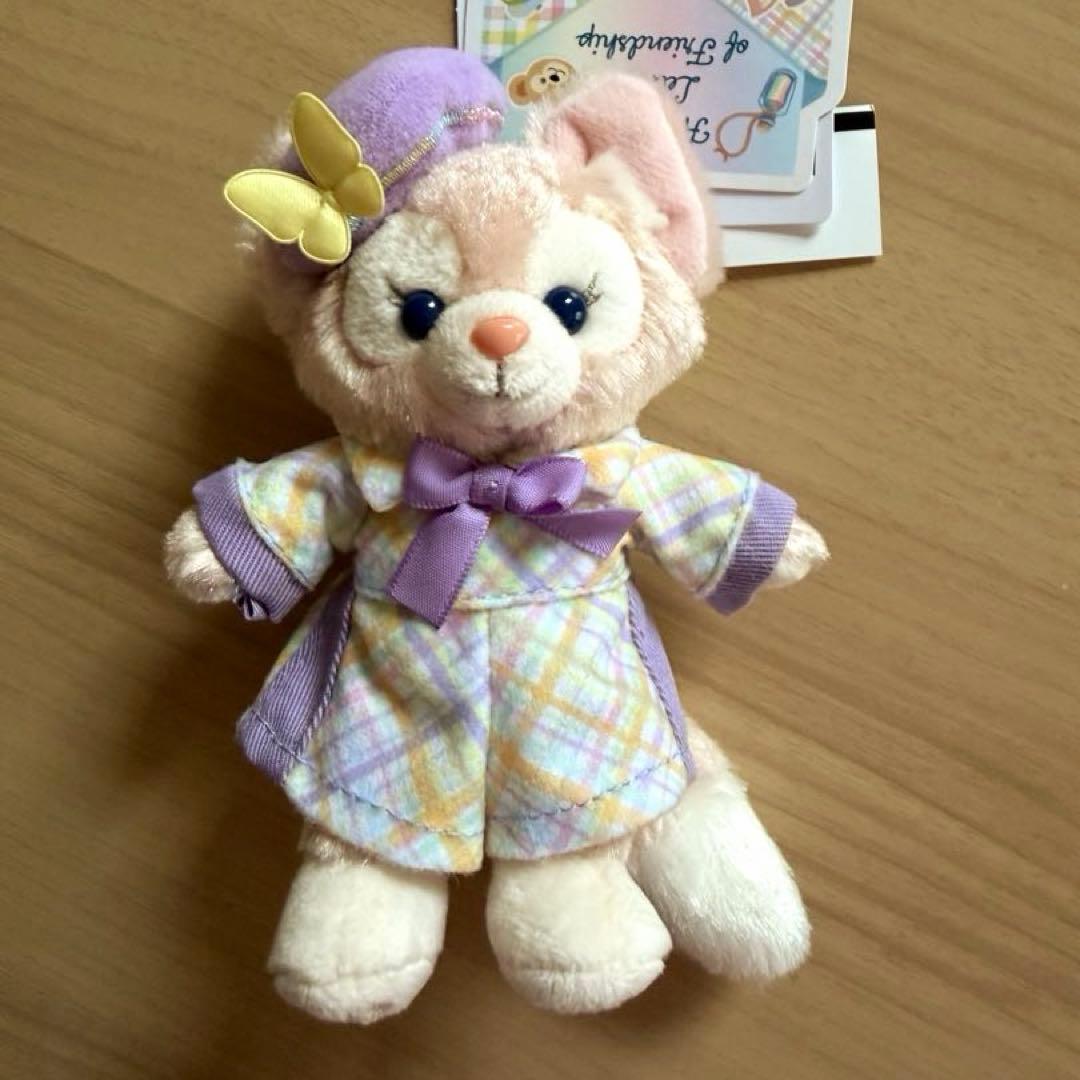 ダッフィー＆フレンズ　ハートフェルトレターズオブフレンドシップ　ぬいぐるみバッチ