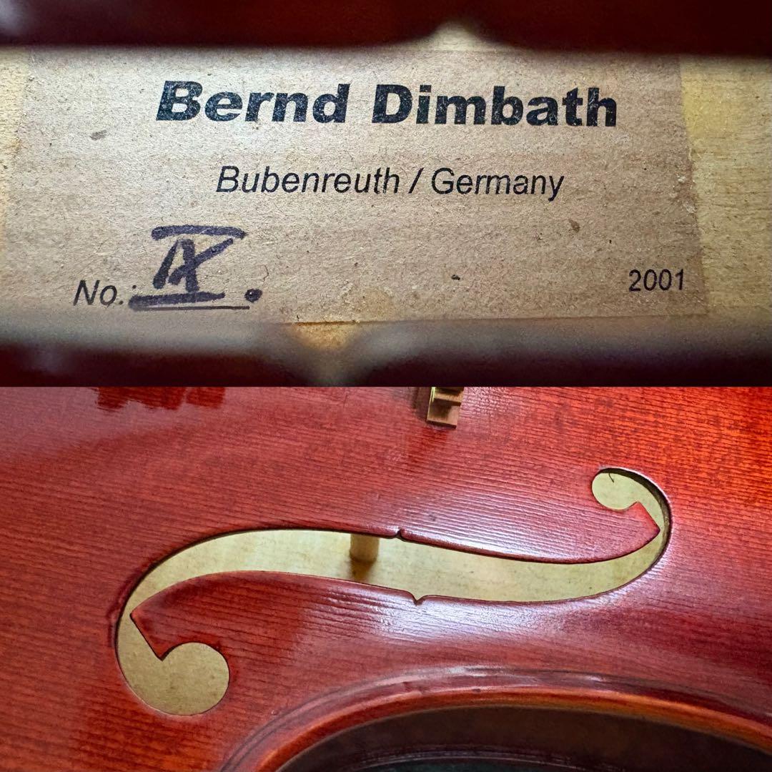 希少 ドイツ ベルントディンバート 4/4 美品 虎杢
