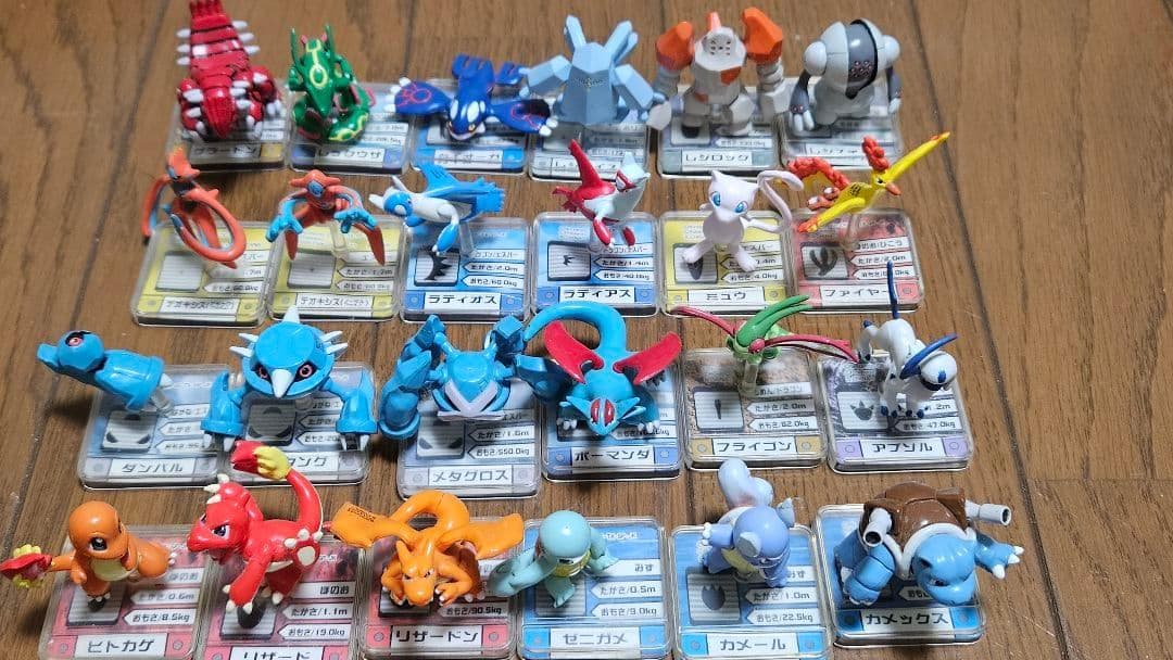 ポケモン　フルカラーアドバンス　47体セット　リザードン、レックウザ、ミュウ等