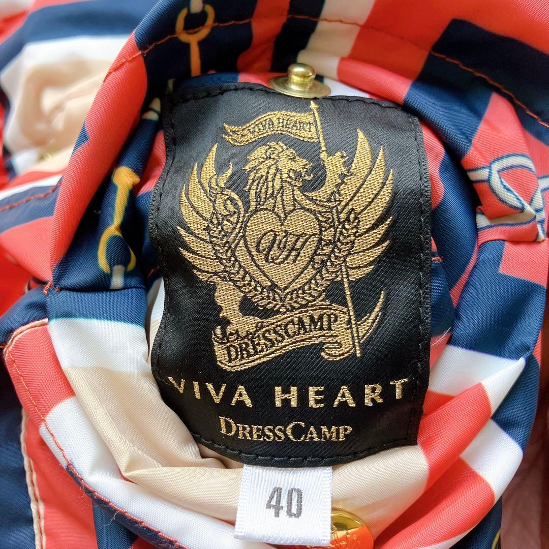 希少✨ビバハート×ドレスキャンプ コラボ ゴルフ ダウンベスト 40 金ボタン