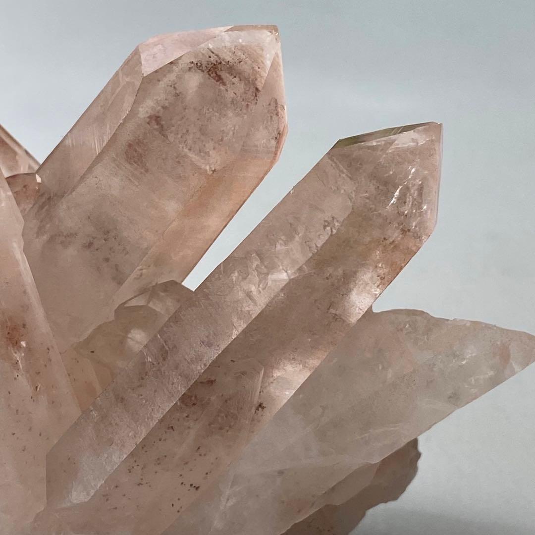 【 天然石 ピンク リチウム クォーツ クラスター 原石 ブラジル産 】