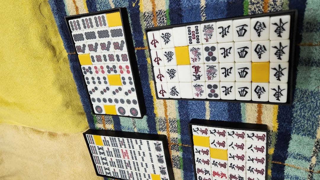 特大 麻雀牌 Ｌサイズ まーじゃんぱい マージャンパイ 麻雀牌一式 Lサイズ