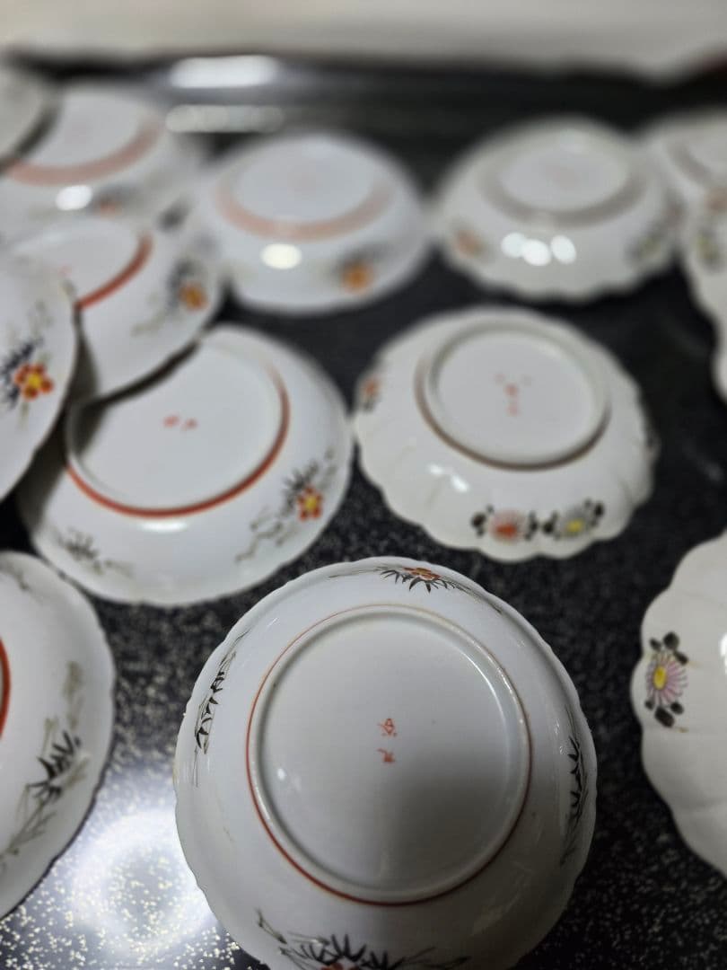 九谷焼 銘々皿九谷焼朝日造と九谷焼の小皿です