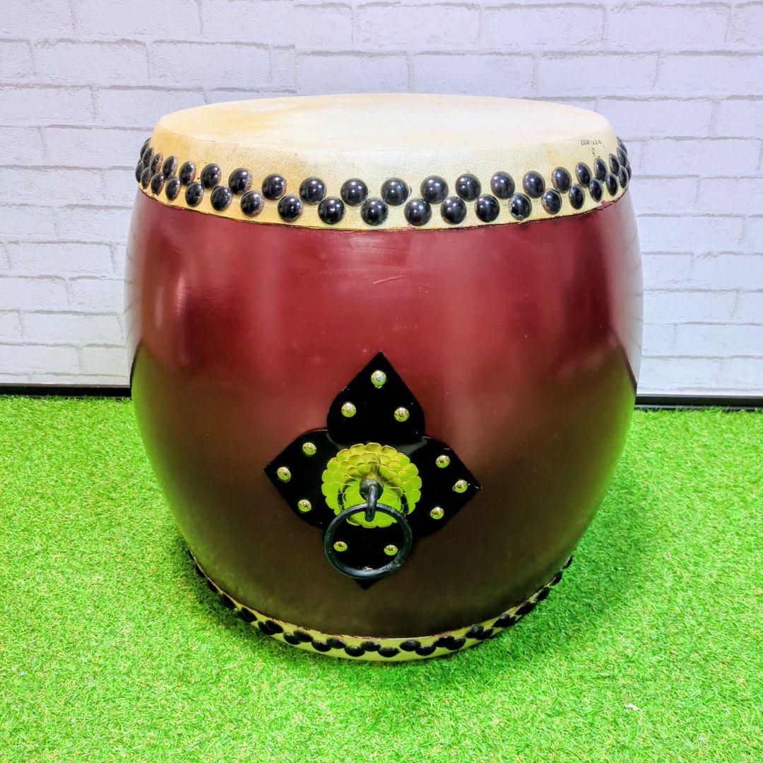 【美品】 和太鼓　長胴太鼓　1尺3寸