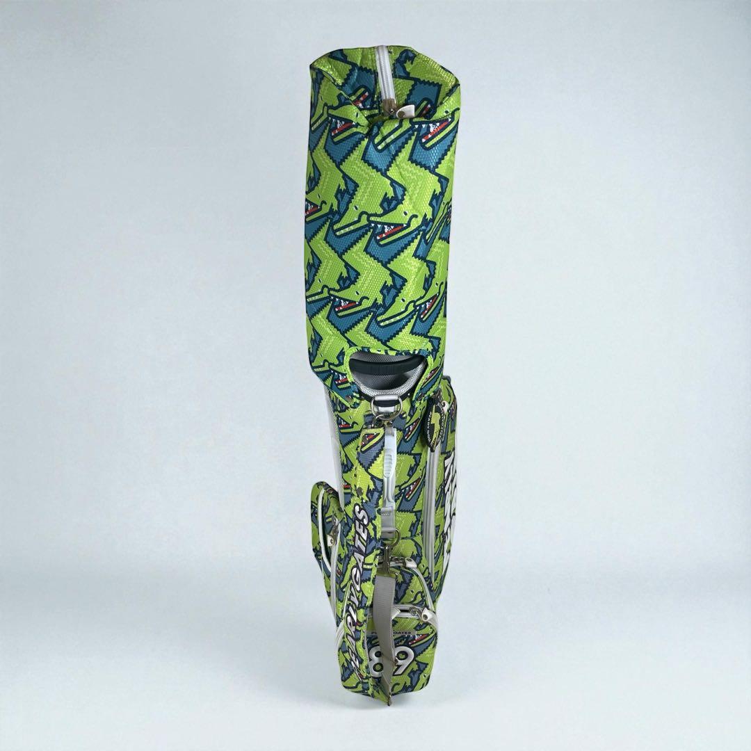 希少　パーリーゲイツ PEARLY GATES ワニ柄 キャディバッグ スタンド