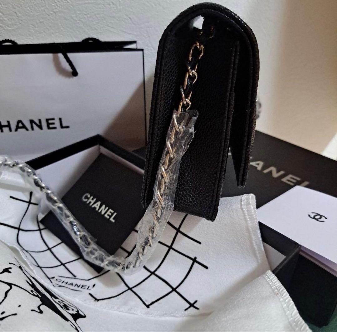 ノベルティ　チェーン ショルダー バック シルバー