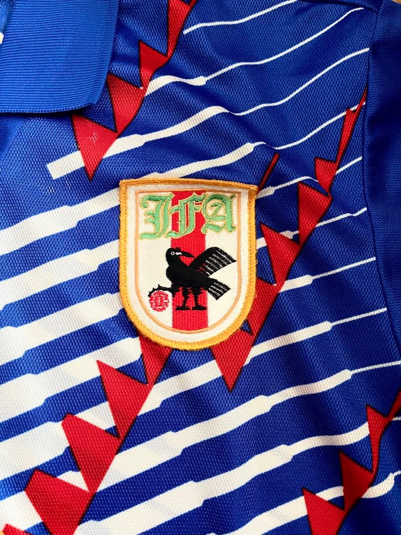 当時物 asics サッカー 日本代表 ドーハ モデル ラモス瑠偉10番 L