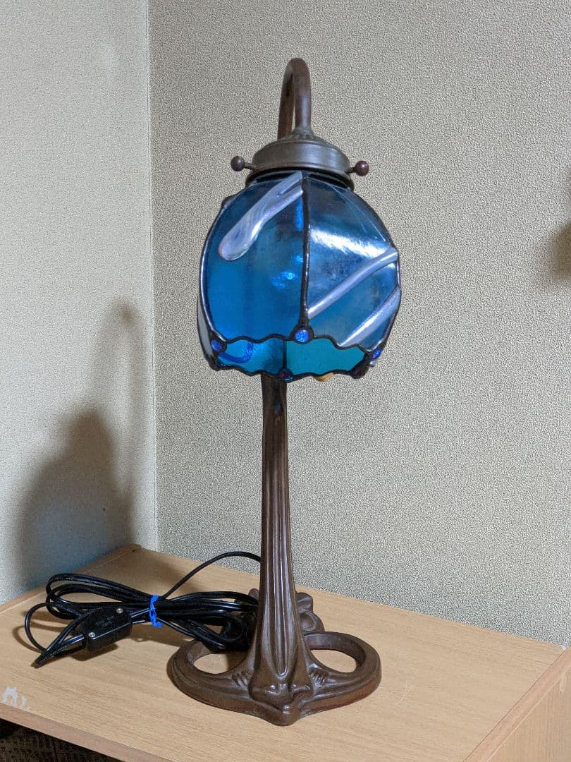 ⭐照明 西洋アンティーク アールヌーボー エナメルガラス 骨董品コレクション