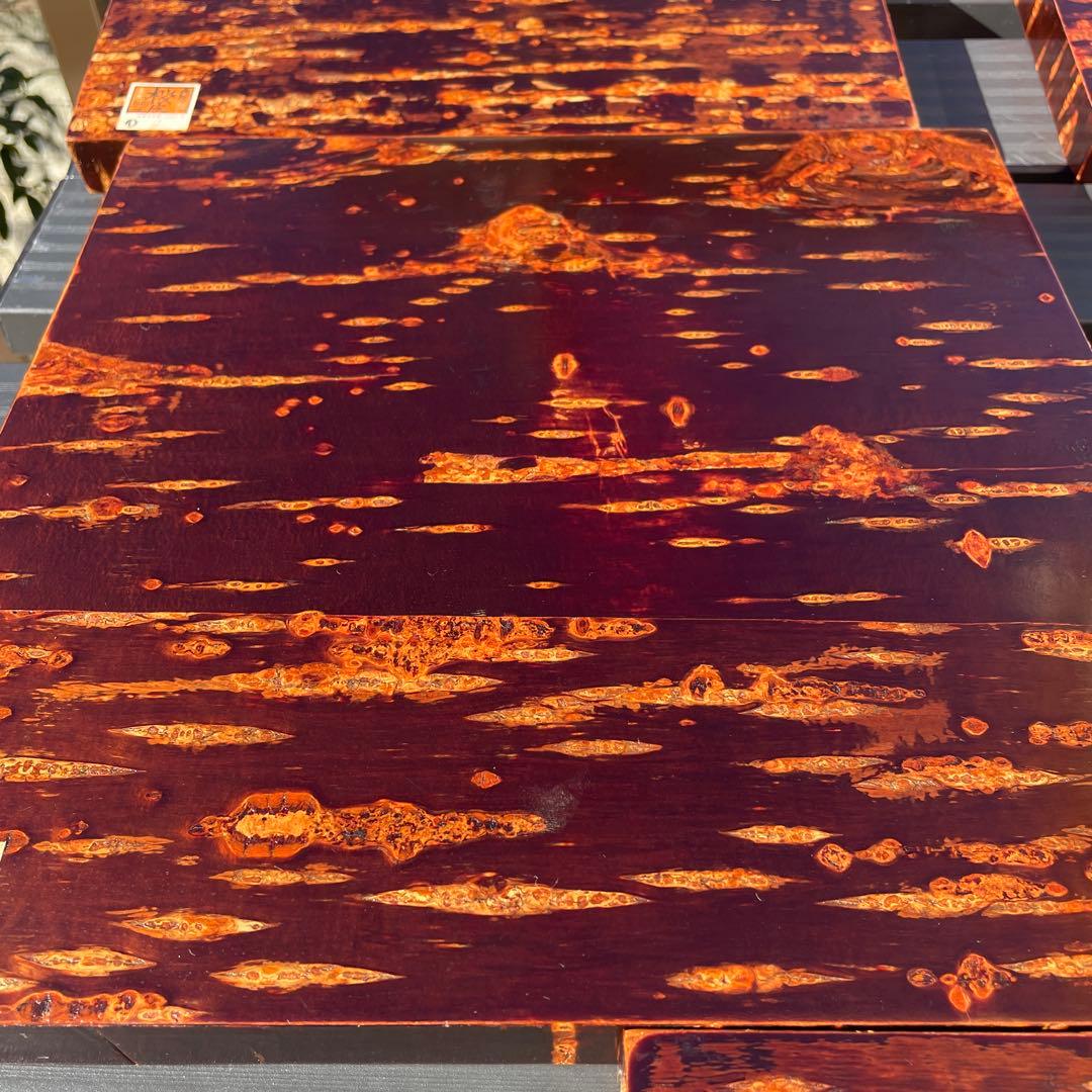 秋田角館桜皮　樺細工　お盆　伝統工芸品　新品未使用　5個セット