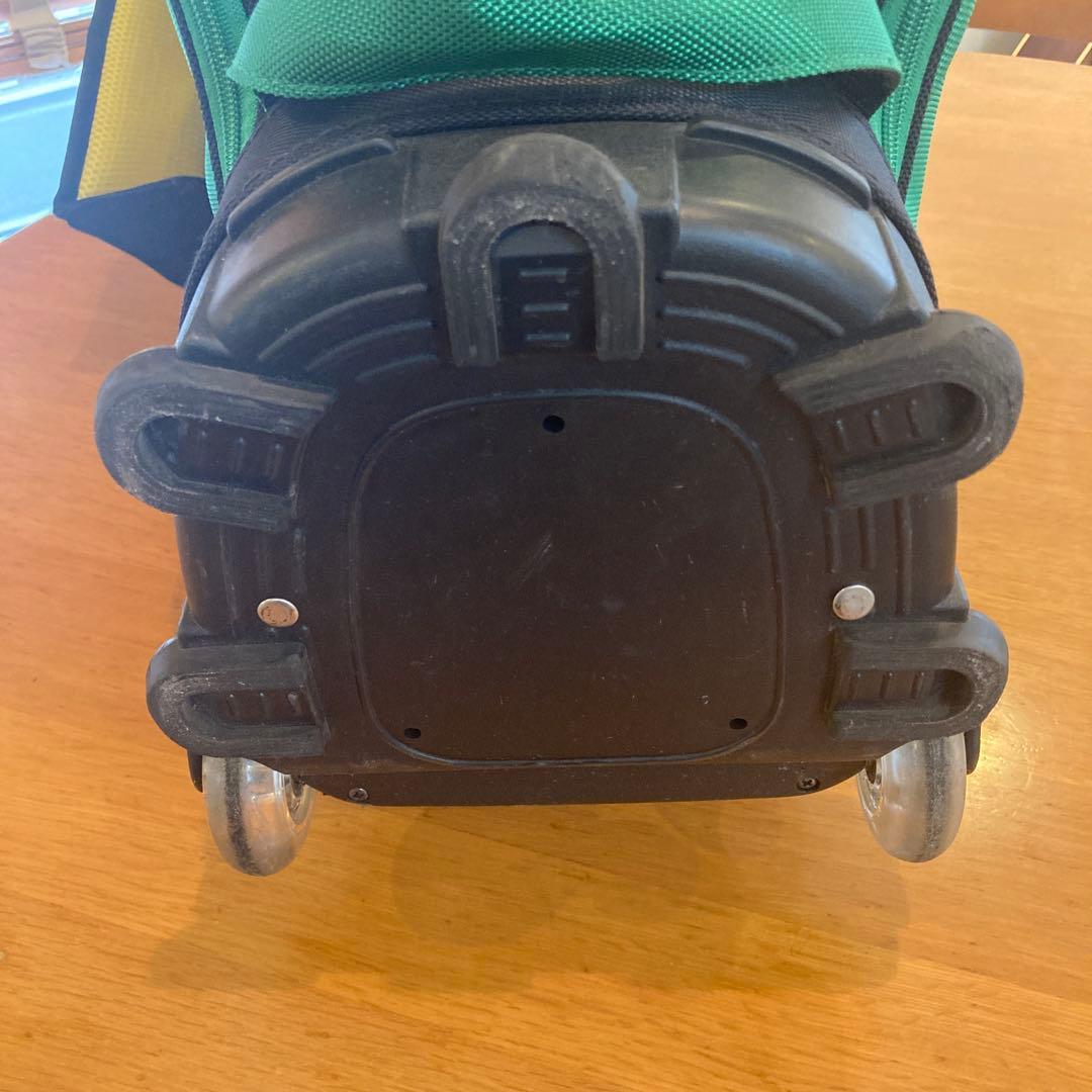 アーノルドパーマー キャディバッグ 黒色×緑色×黄色