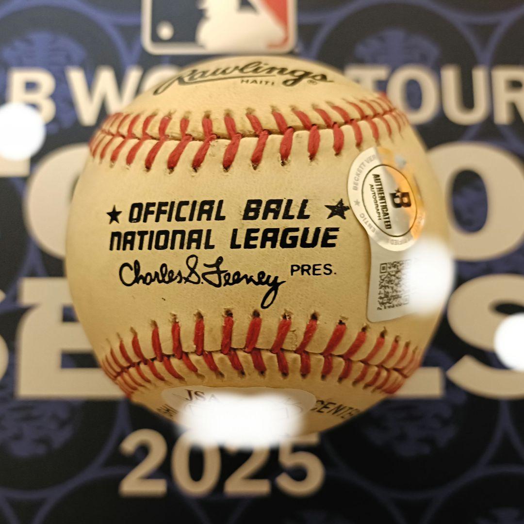 【本物証明あり】王貞治・イチロー／直筆サインボール／イチローは漢字サインも！