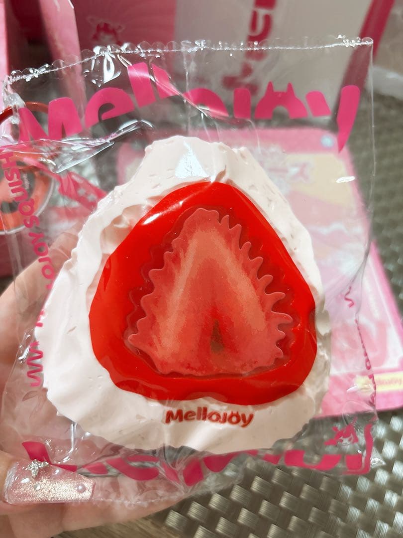 【即日発送】Mellojoy 大福シリーズ いちごキーホルダー