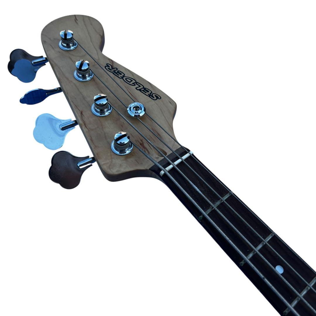 美品 Selder ジャズベース 初心者向けエレキベース ジャズベ サンバースト