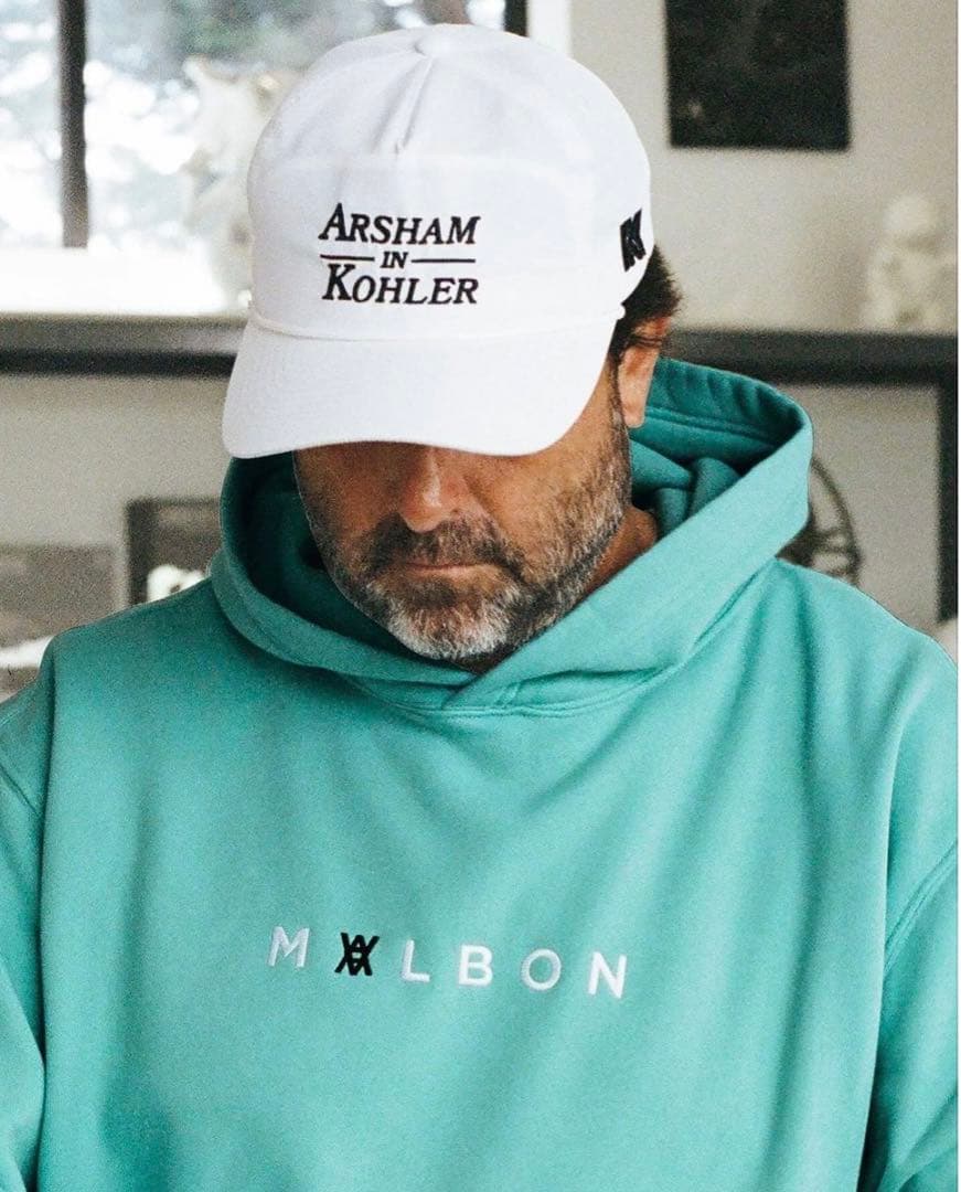 新品未使用　MALBON X ARSHAM パーカー　キャップ　セット