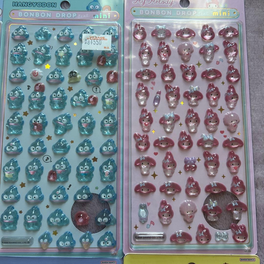 【国内正規品】サンリオ ボンボンドロップミニ シールセット コンプセット