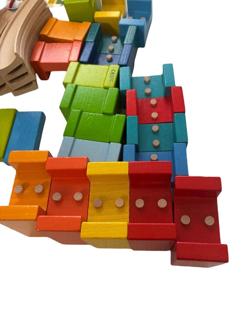 【ほぼ新品】HABA ハバ社 ベビークーゲルバーン 大 木のおもちゃ