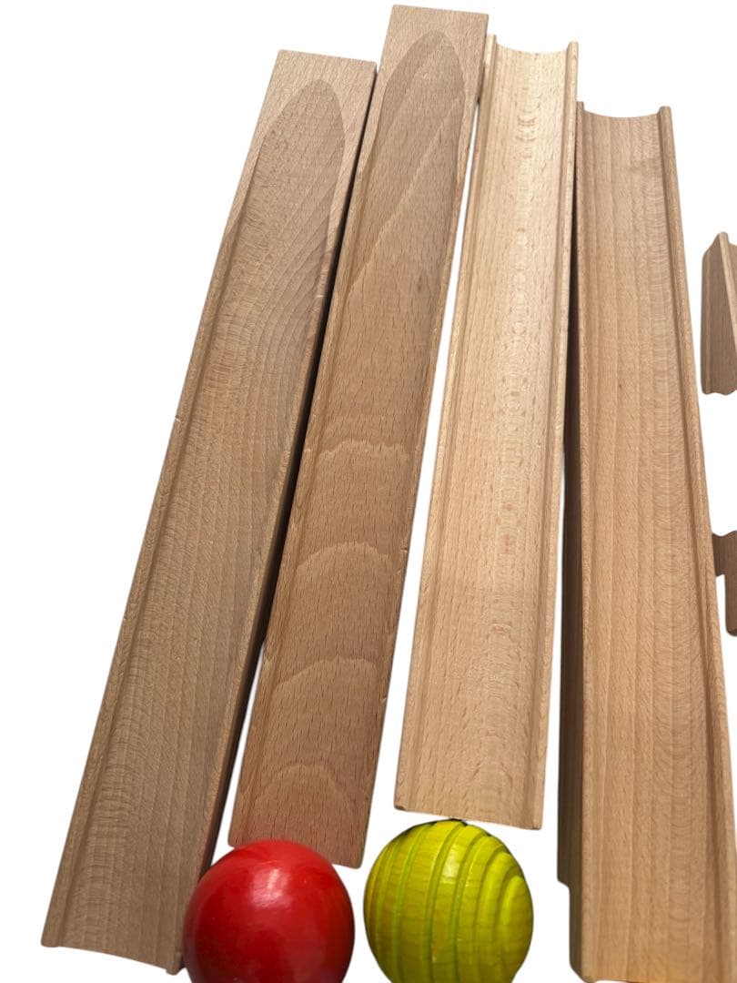 【ほぼ新品】HABA ハバ社 ベビークーゲルバーン 大 木のおもちゃ