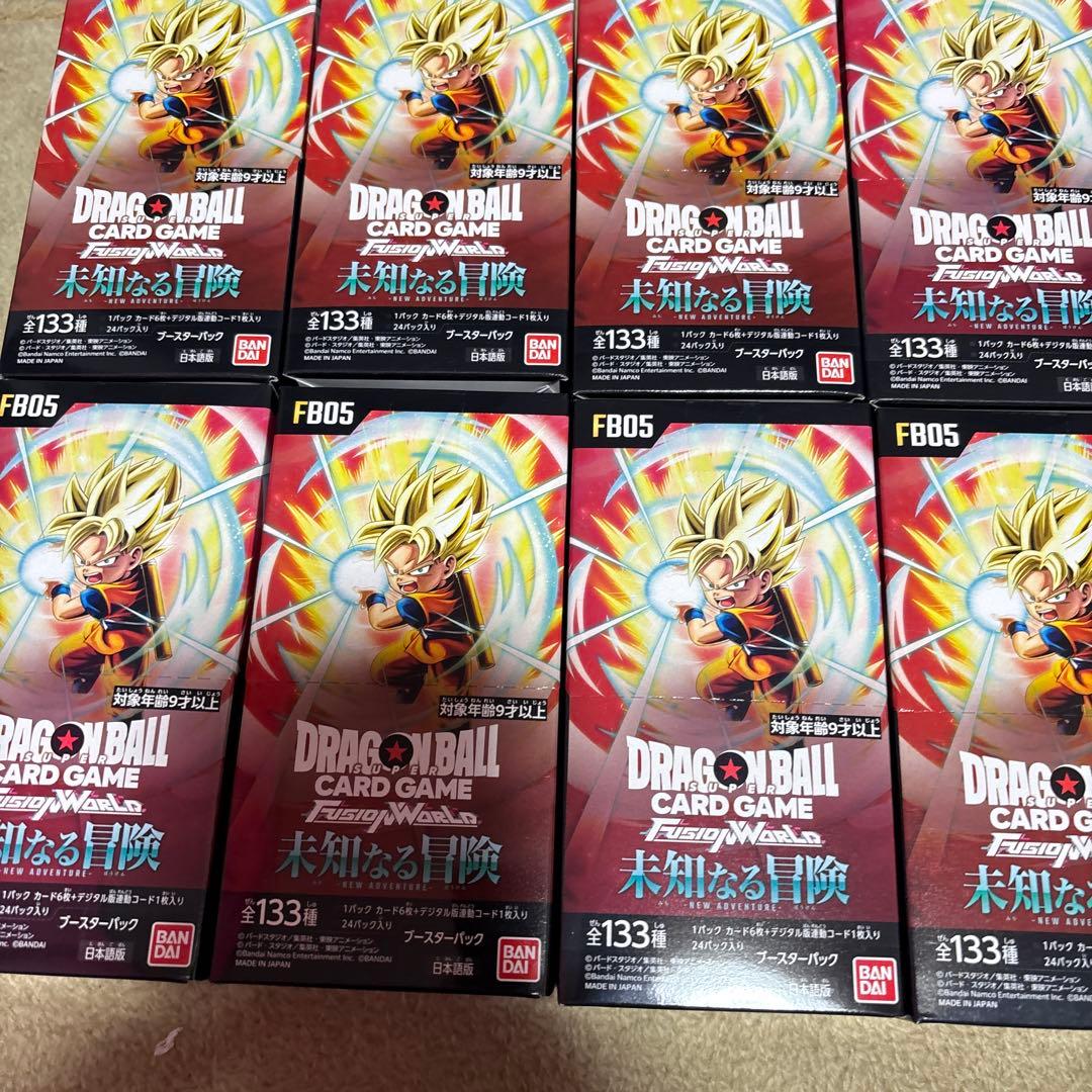 カードゲーム フュージョンワールド 未知なる冒険　9BOX 烈火の闘気　2BOX