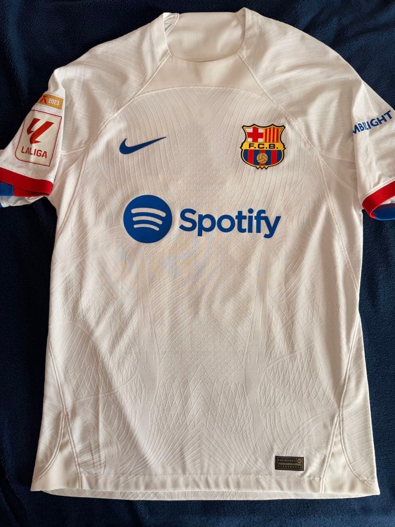 【貴重/正規品】バルセロナ　フレンキーデヨング　アウェイ　ユニフォーム