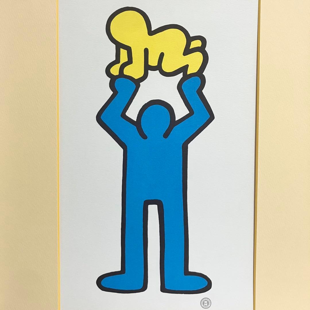 92年製 キースヘリング Keith Haring リトグラフ ポスター 額装済