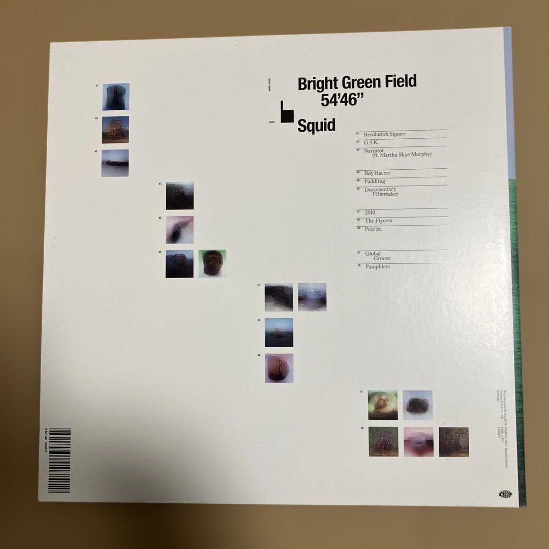 SQUID BRIGHT GREEN FIELD クリアグリーン レコード