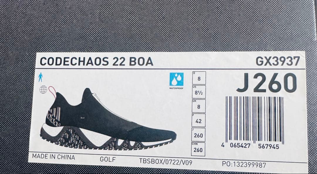 adidas CODECHAOS 22 BOA ゴルフシューズ