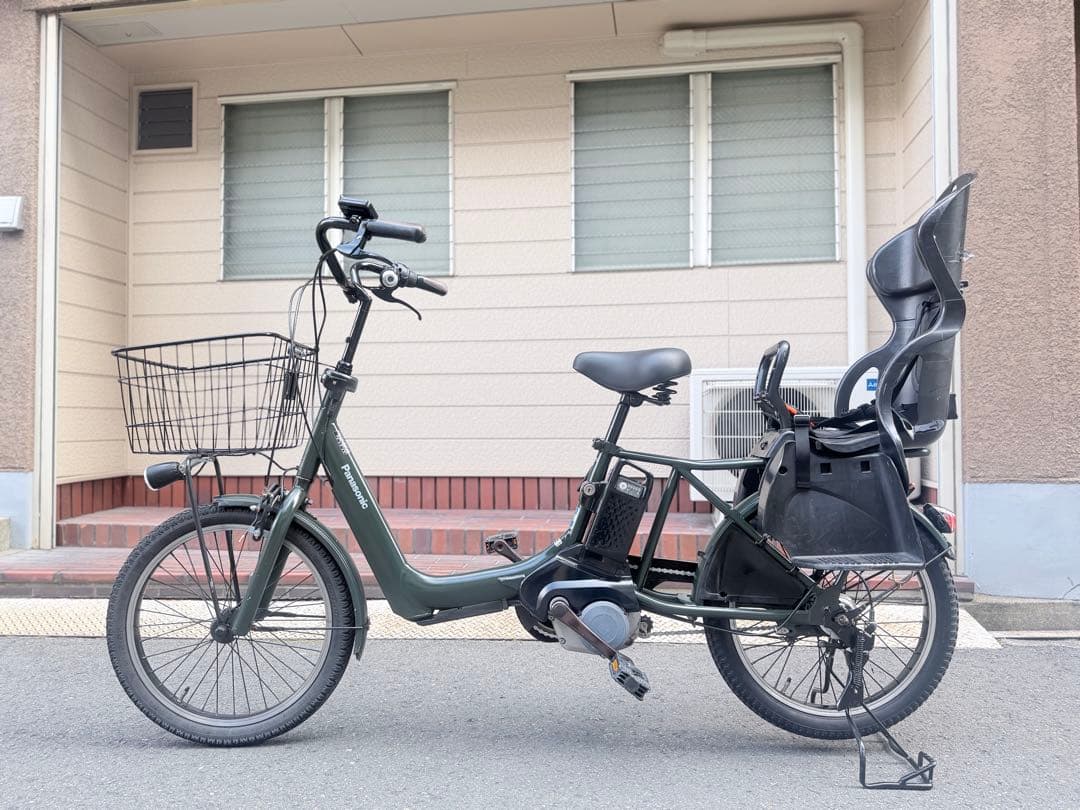 大阪府　子供乗せ　パナソニック　 電動アシスト自転車 チャイルドシート付き