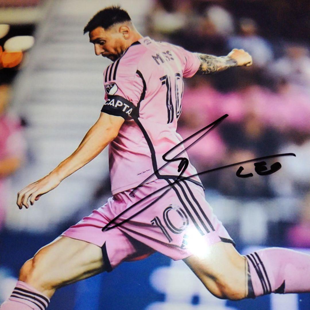 Lionel Messiリオネル・メッシ選手　直筆サイン写真