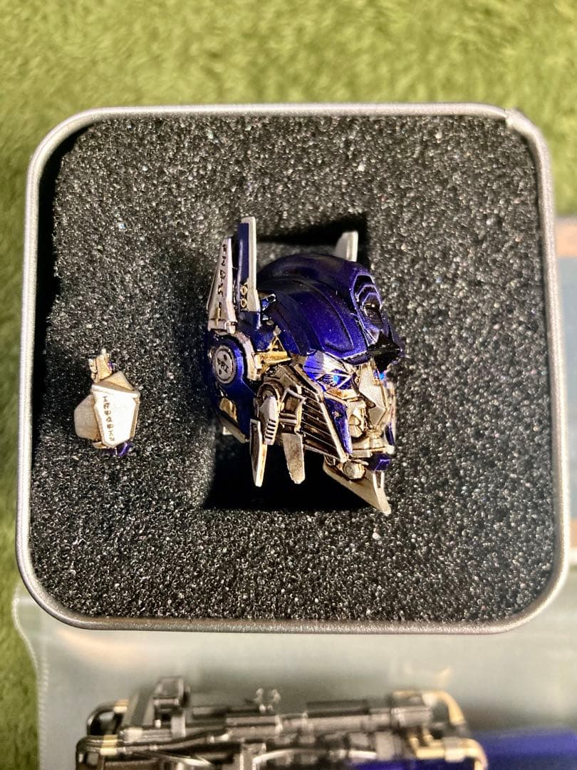 DLXオプティマスプライム用メガストライカー＋MPMスケール細密カスタムヘッド