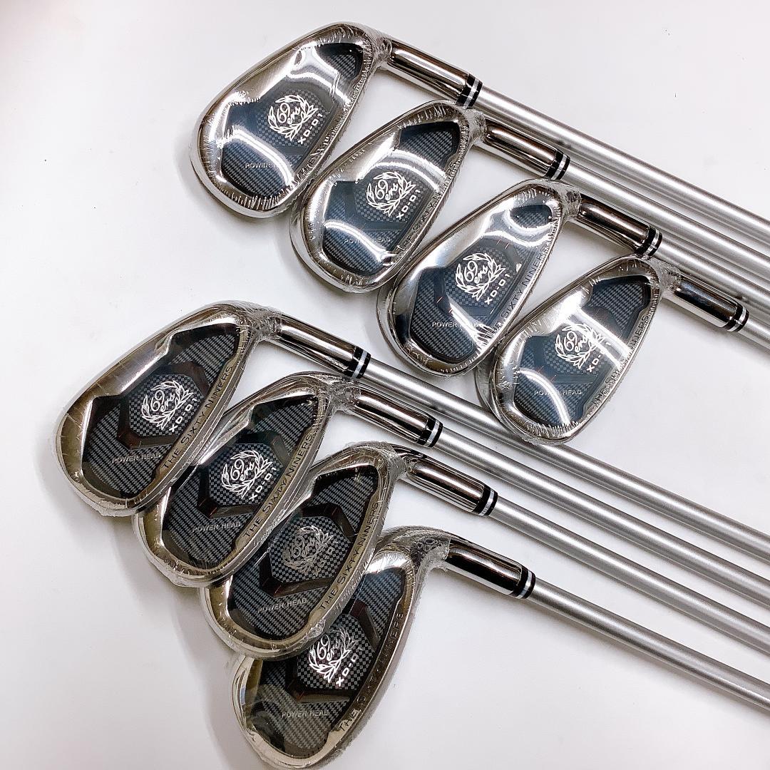 【新品未使用】＃５～PW，AW，SW　８本組　(Ｒ)　アイアンセット