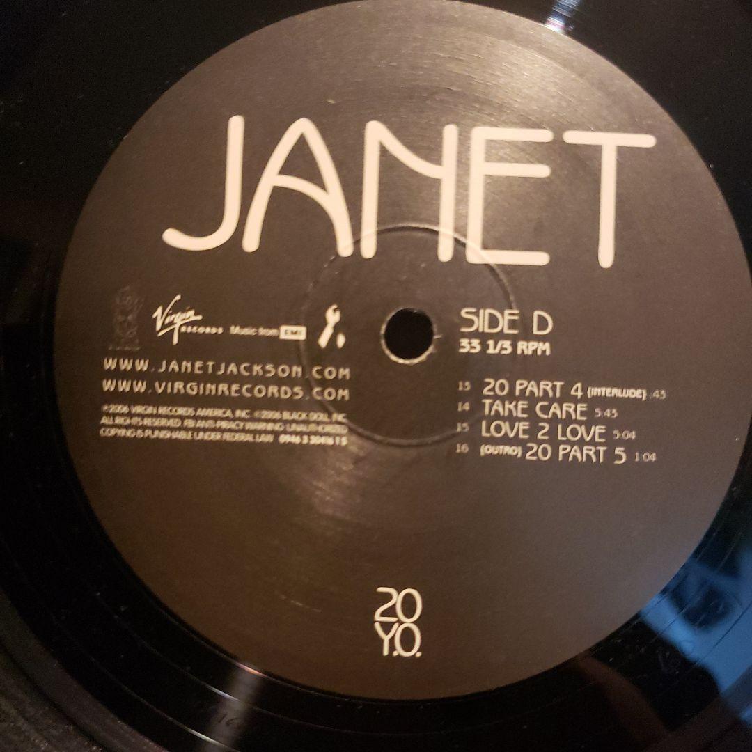 洋楽 Janet Jackson 20 Y.O. 2LP
