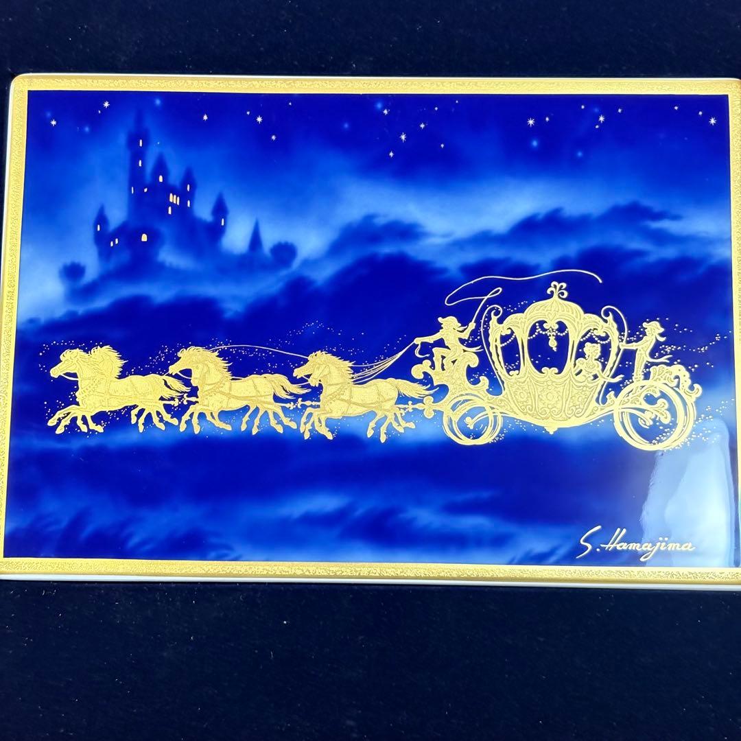 大倉陶園 希少作品 シンデレラ エクスプレス 濱島俊司 陶板画 陶板