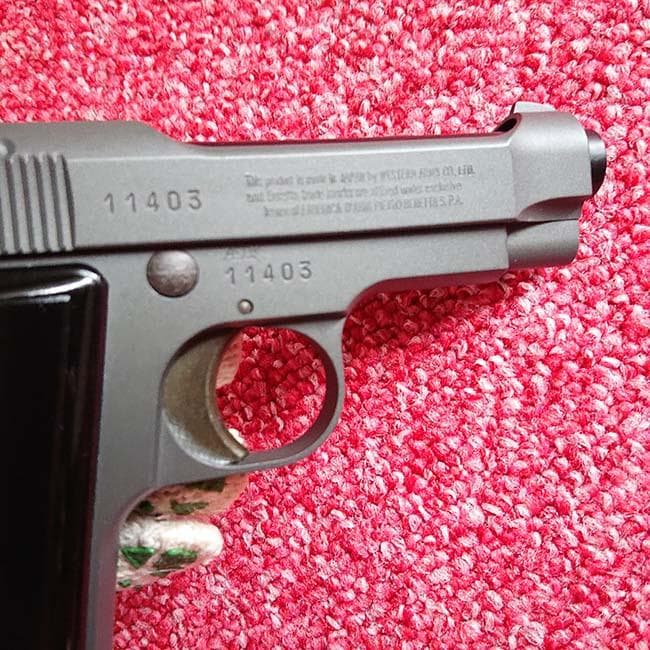 ウエスタンアームズ ベレッタM1934 カーボンブラック ガスガン