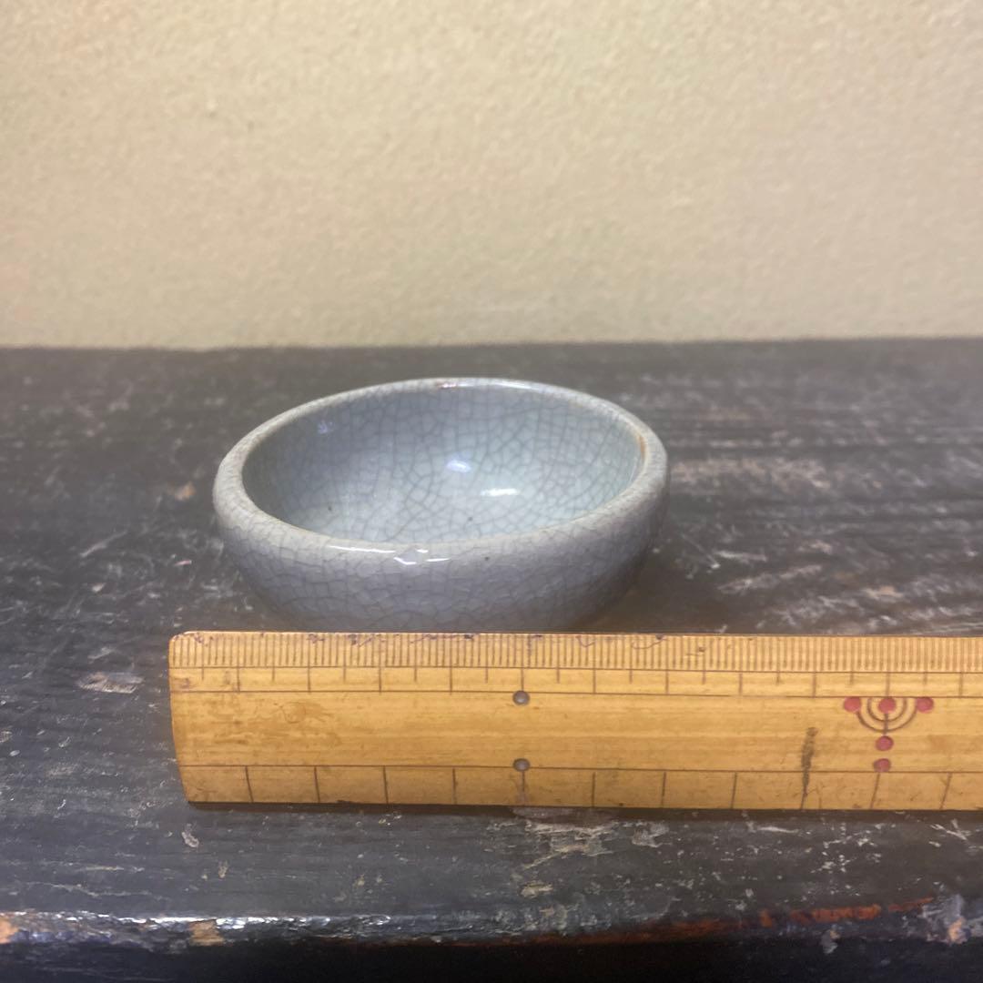 中国古玩ヒビ焼盃　7cm4cm