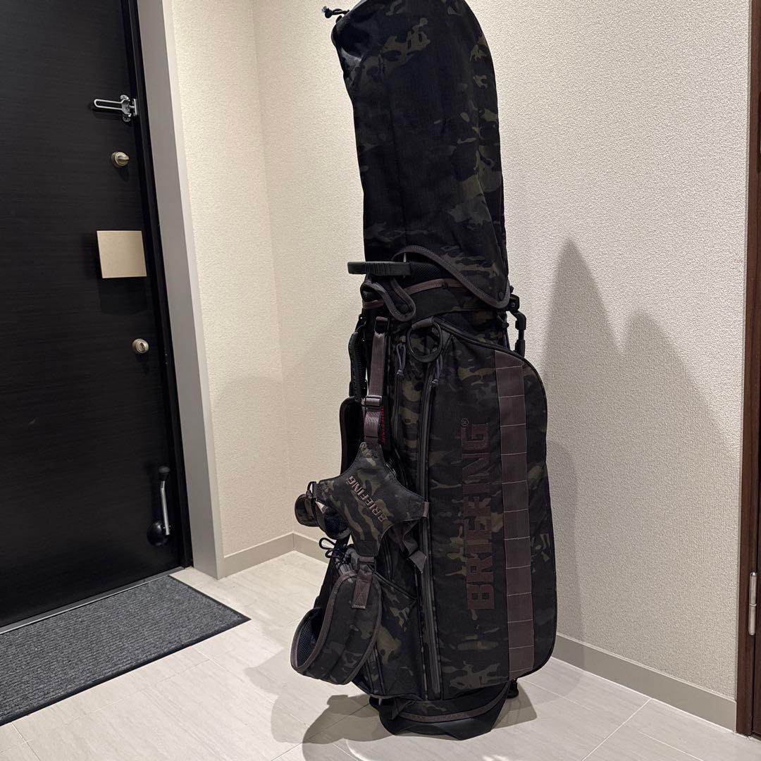 ブリーフィングゴルフキャディーバックCR-4#02 マルチカムブラック