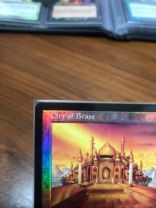 【Foil】《真鍮の都/City of Brass》[7ED] 土地