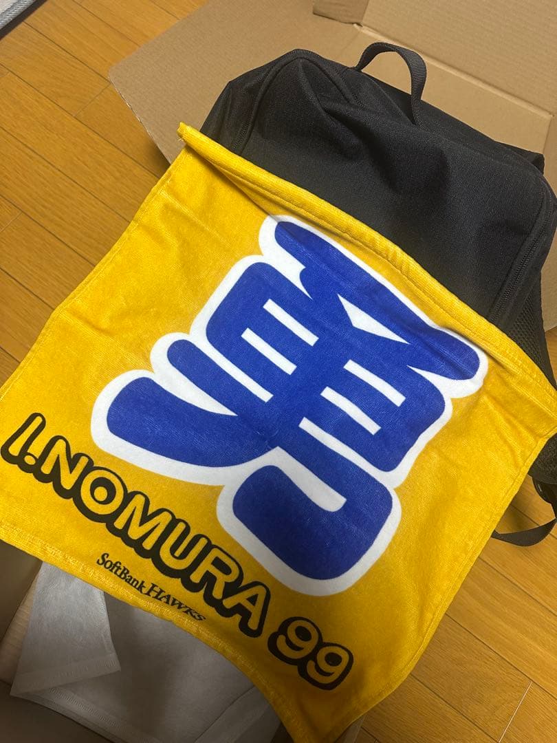 ソフトバンクホークス保冷スペース付きリュックその他セット