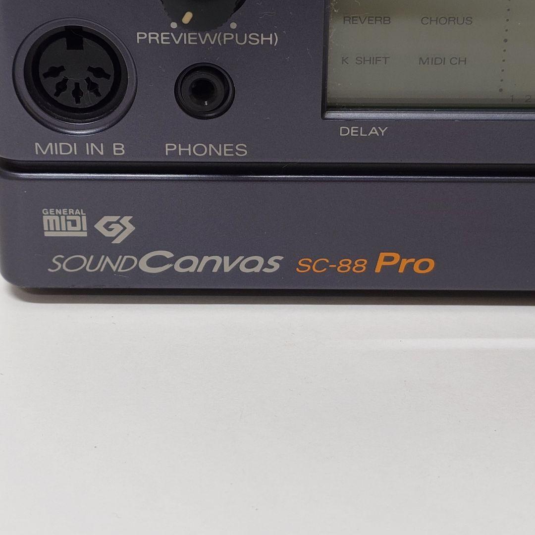 【美品】ローランド SC-88 Pro 音源モジュール サウンドキャンバス