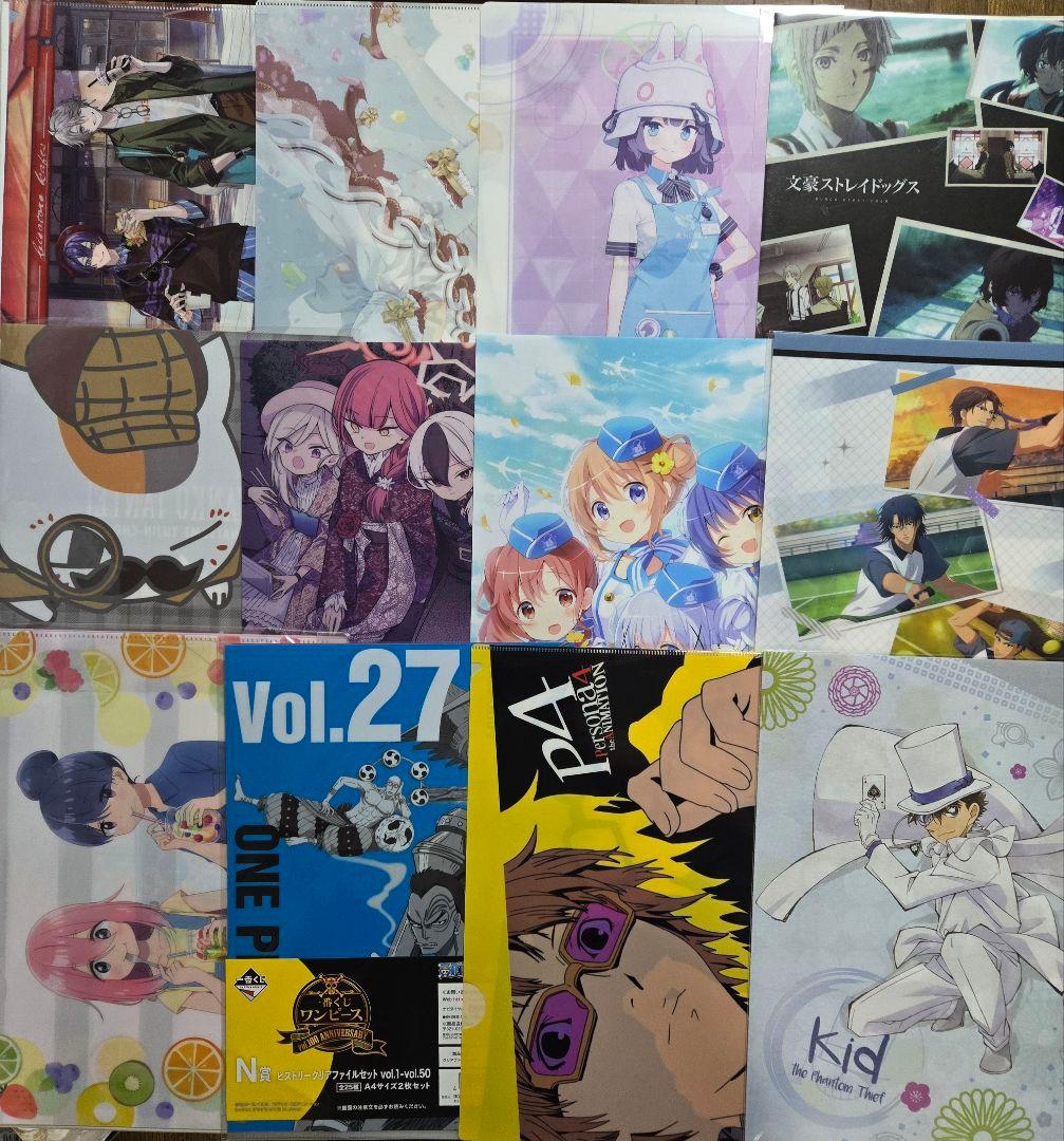 アニメグッズ キャラクターグッズ クリアファイル まとめ売り 大量