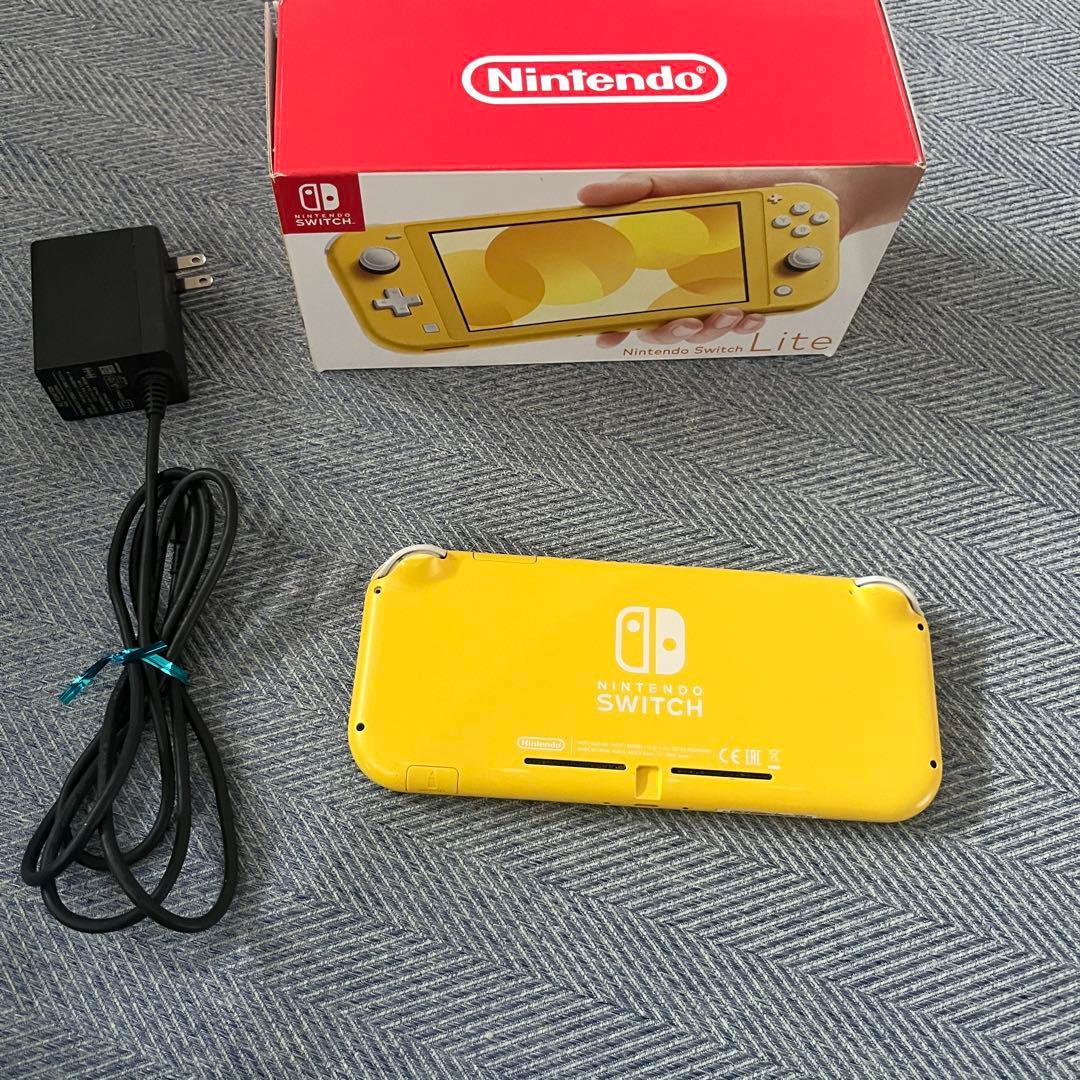 Nintendo Switch Lite ジャンク イエロー 充電器付き