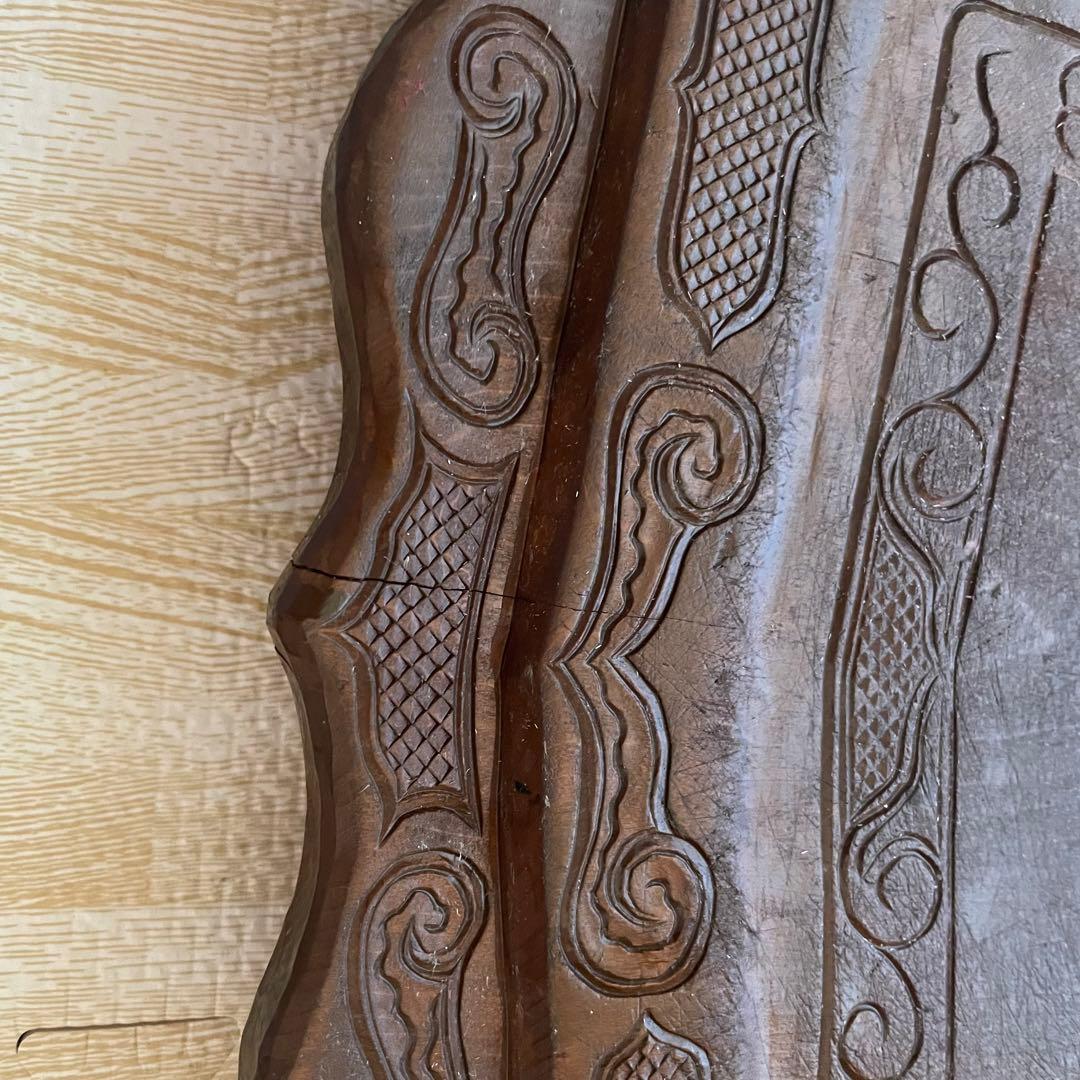アイヌ イタ 高野繁廣 民芸品 二風谷イタ メノコイタ 木彫り インテリア