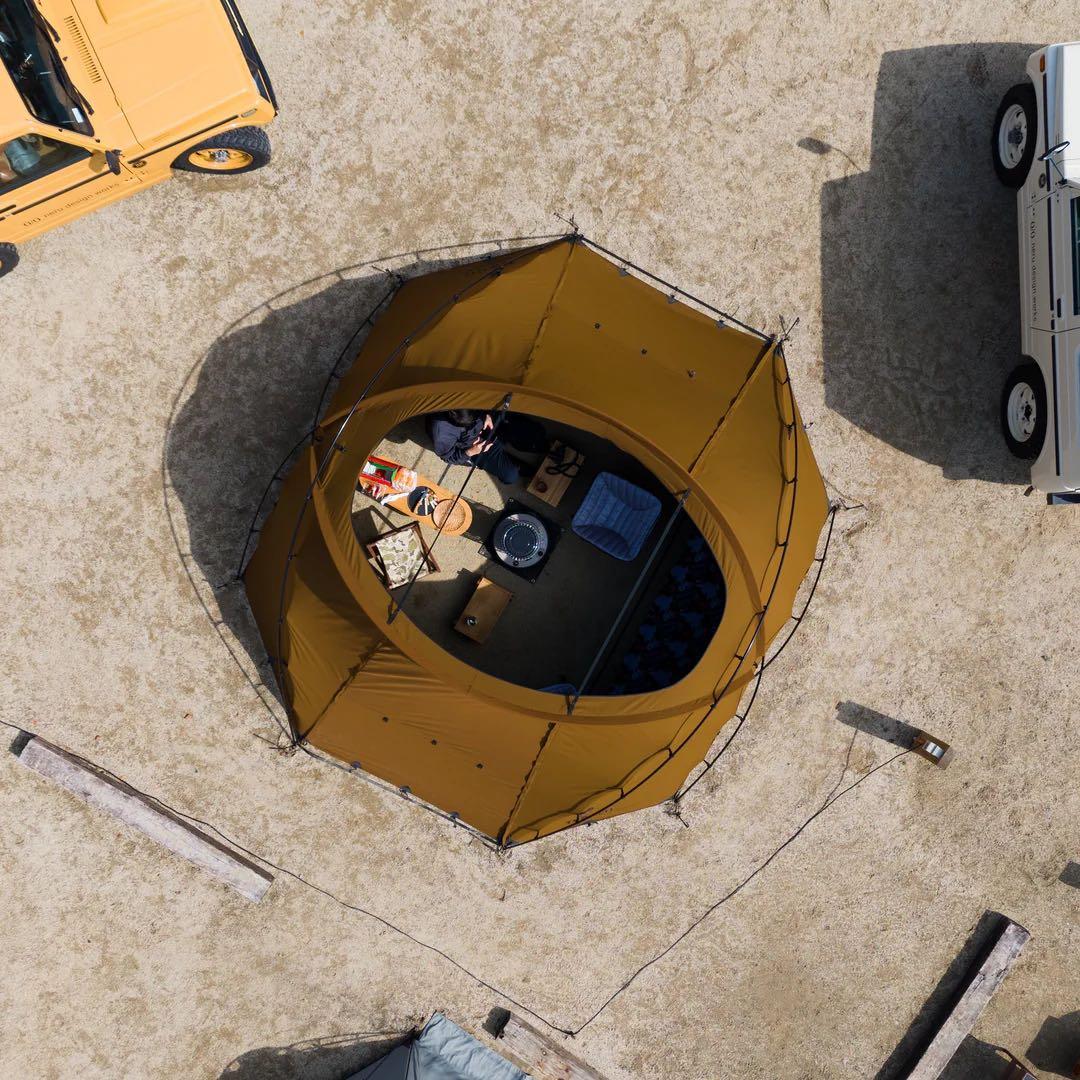 LOG Patio TFS × neru design works テント