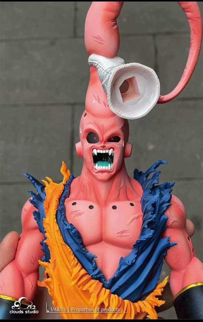 ドラゴンボール ベジータ VS 魔人ブウ 彫刻フィギュア ガレージキット
